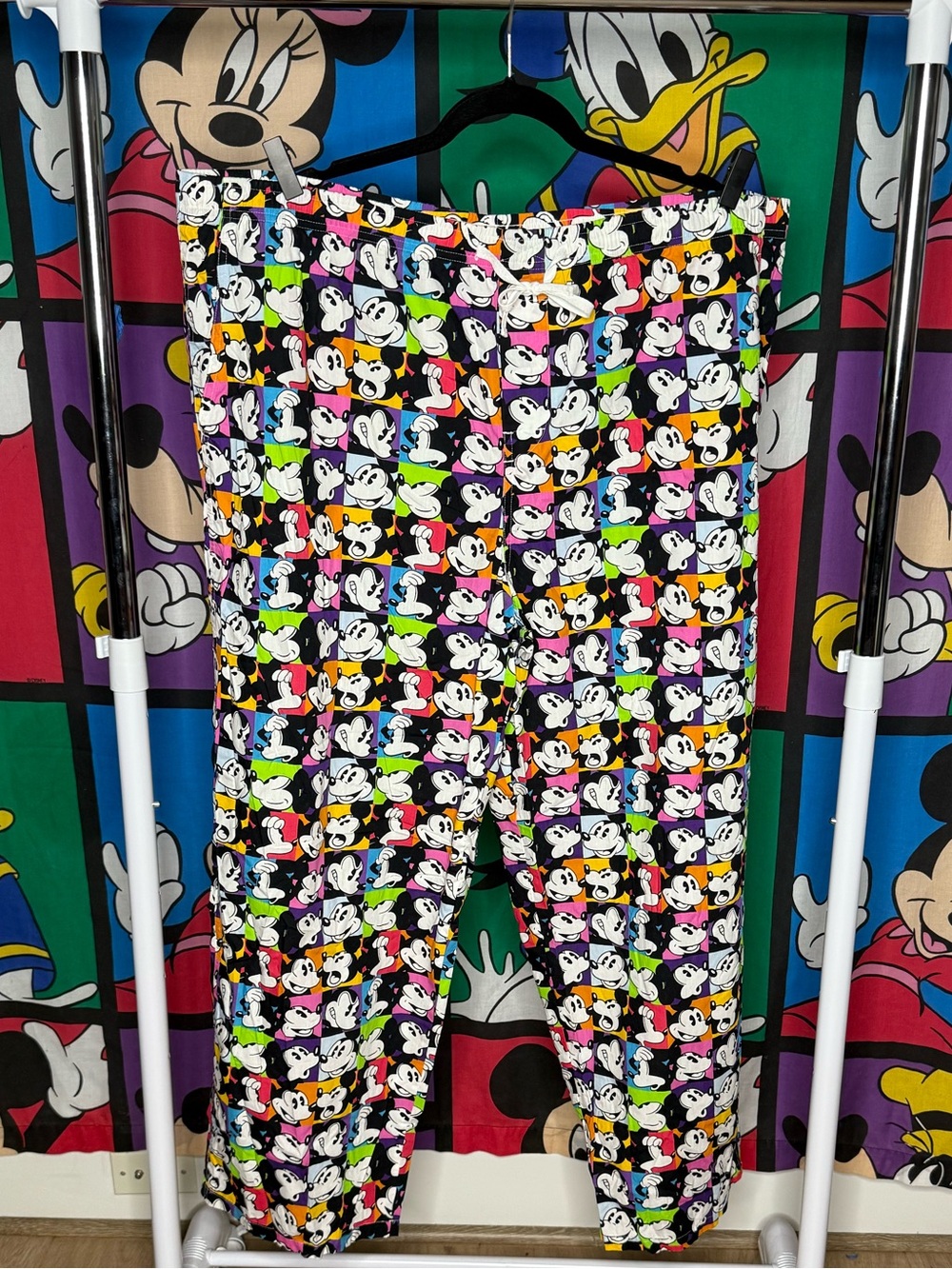 Disney Parks Mickey face PJ pants